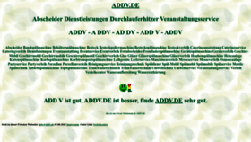 What Addv.de website looked like in 2022 (1 year ago)