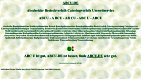 What Abcu.de website looked like in 2022 (1 year ago)