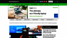 What Androidcentral.com website looked like in 2022 (1 year ago)