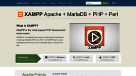 What Apachefriends.org website looked like in 2022 (1 year ago)