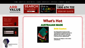 What Addvalue.com.au website looked like in 2022 (1 year ago)