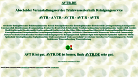 What Avtr.de website looked like in 2022 (1 year ago)