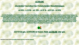 What Aufd.de website looked like in 2022 (2 years ago)