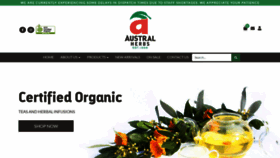 What Australherbs.com.au website looked like in 2022 (1 year ago)