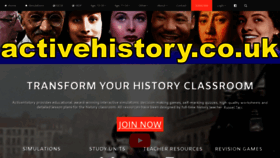 What Activehistory.co.uk website looked like in 2022 (2 years ago)