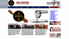 What Abamakina.com website looked like in 2022 (1 year ago)
