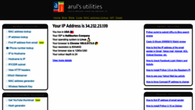 What Aruljohn.com website looked like in 2022 (1 year ago)