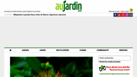 What Aujardin.info website looked like in 2022 (1 year ago)