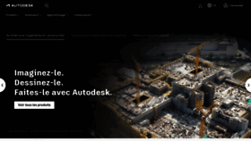 What Autodesk.fr website looked like in 2022 (2 years ago)