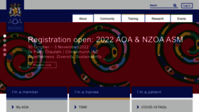 What Aoa.org.au website looked like in 2022 (1 year ago)