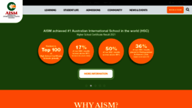 What Aism.edu.my website looked like in 2022 (1 year ago)