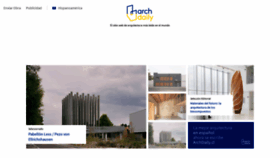 What Archdaily.cl website looked like in 2022 (1 year ago)