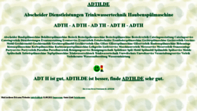 What Adth.de website looked like in 2022 (3 years ago)