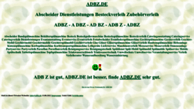 What Adbz.de website looked like in 2022 (1 year ago)