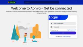 What Abhira.in website looked like in 2022 (1 year ago)
