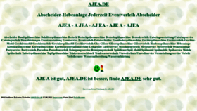 What Ajea.de website looked like in 2022 (2 years ago)