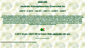 What Akey.de website looked like in 2022 (1 year ago)