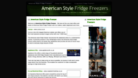 What Americanstylefridgefreezer.co.uk website looked like in 2022 (1 year ago)