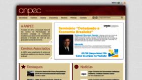 What Anpec.org.br website looked like in 2022 (1 year ago)