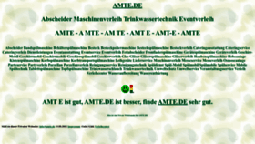 What Amte.de website looked like in 2022 (1 year ago)