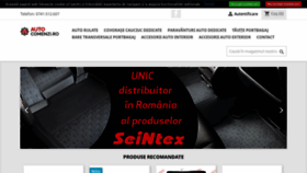 What Autocomenzi.ro website looked like in 2022 (1 year ago)
