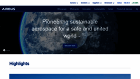 What Airbusdefenceandspace.com website looked like in 2022 (1 year ago)