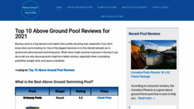 What Abovegroundpoolguru.com website looked like in 2022 (1 year ago)