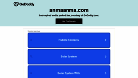 What Anmaanma.com website looked like in 2022 (1 year ago)