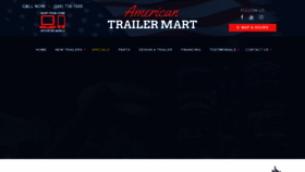 What Americantrailermart.com website looked like in 2022 (1 year ago)