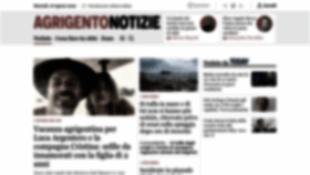 What Agrigentonotizie.it website looked like in 2022 (1 year ago)