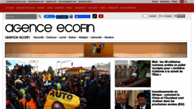 What Agenceecofin.com website looked like in 2022 (1 year ago)