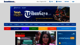 What Aceh.tribunnews.com website looked like in 2022 (1 year ago)