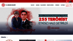 What Ankara.gov.tr website looked like in 2022 (1 year ago)