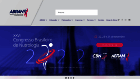 What Abran.org.br website looked like in 2022 (1 year ago)