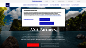 What Axa-assistance.pl website looked like in 2022 (1 year ago)