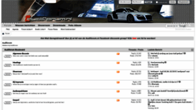 What Audiforum.nl website looked like in 2022 (1 year ago)