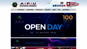 What Apiit.edu.my website looked like in 2022 (1 year ago)
