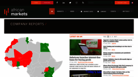 What African-markets.com website looked like in 2022 (1 year ago)