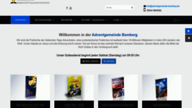 What Adventgemeinde-bamberg.de website looked like in 2022 (1 year ago)