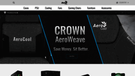 What Aerocool.com.tw website looked like in 2022 (1 year ago)