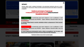 What Autogielda.pl website looked like in 2022 (3 years ago)