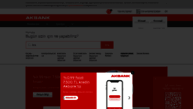 What Akbank.com website looked like in 2022 (1 year ago)
