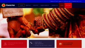What Aseemamatrimony.in website looked like in 2022 (1 year ago)