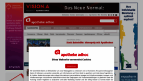 What Apotheke-adhoc.de website looked like in 2022 (1 year ago)