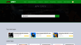 What Apkgrey.com website looked like in 2022 (1 year ago)