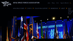 What Afa.org website looked like in 2022 (1 year ago)