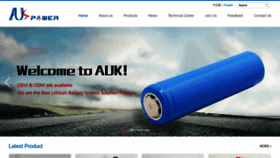 What Aukpower.com website looked like in 2022 (1 year ago)