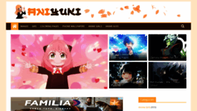 What Aniyuki.com website looked like in 2022 (1 year ago)