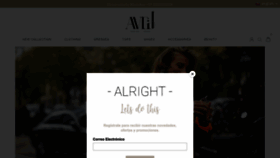 What Avrilfh.com website looked like in 2022 (1 year ago)