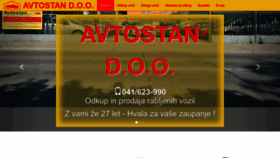 What Avtostan.si website looked like in 2022 (1 year ago)